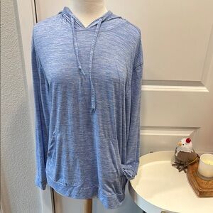 32 Degrees Blue Oversized Long Sleeve Sweatshirt